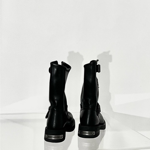 Vintage Y2K Harley Davidson chunky platform Mega Conductor motorcycle boots - Picture 4 of 4